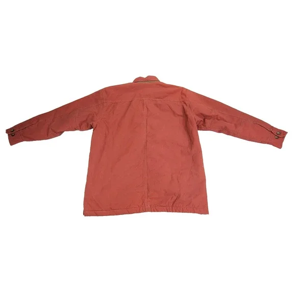 Izod Shacket Mens Sz Large Red Jacket Gorpcore Luxury Sport Shooting Shirt Cold - Picture 2 of 16